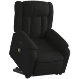 vidaXL Elektrischer Massagesessel Mit Aufstehhilfe Schwarz Stoff - Vidaxl