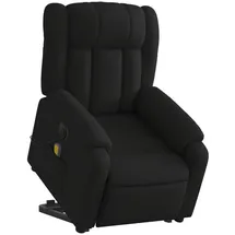 vidaXL Elektrischer Massagesessel Mit Aufstehhilfe Schwarz Stoff - Vidaxl