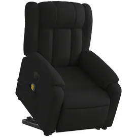 vidaXL Elektrischer Massagesessel Mit Aufstehhilfe Schwarz Stoff - Vidaxl