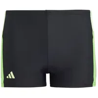 adidas Colourblock 3-Streifen Boxer-Badehose Black / Green Spark / Lucid Lime 164