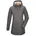 G G by killtec Damen Strickfleeceparka/Fleecejacke mit Kapuze anthrazit 46 Grau 46