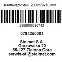 weitere Kantholzpfosten 200 x 70 mm, kesseldruckimprägniert