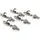 Hama Netzwerkstecker, CAT-6a, 10 Gbit/s, geschirmt, werkzeuglose Montage, 5 St. (00200793) Drahtverbinder RJ45 Grau,