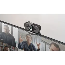 REBEL Full HD 1080p Webcam Schwarz