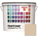 ALPINA Wandfarbe »Pantone«, Wandfarbe »Pantone«, Innenfarbe Brazilian Sand 2,5 Liter matt - beige