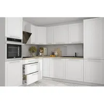 Feldmann-Küchen Winkelküche L-Form 270 x 230 cm weiß