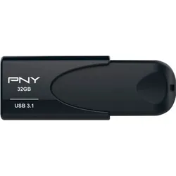 PNY USB-Stick "Attache 4", schwarz, 32 GB GB, USB-Sticks