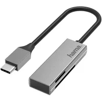 Hama USB 3.0 SD/microSD (silber) Kartenleser USB C (Uni