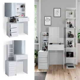 Vicco Schminktisch Conrada weiß 80 x 36 x 132 cm