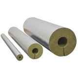 Scorprotect Scorprotect® Rohrschale (Steinwolle, 76 x 40 mm x 1 Meter) Rohrisolierung Steinwolle Alukaschiert 0.040 W/MK