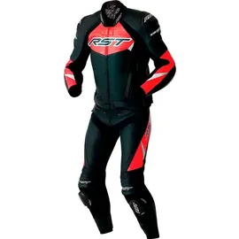 RST Tractech Evo D3O Perforierte Lederjacke Neon Red/Schwarz/Weiß L