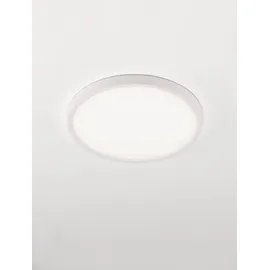 Nova Luce Dixie 1 LED Deckenleuchte Ø 30 cm weiß
