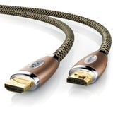 Primewire 8k HDMI-Kabel 2.1, 4k Ultra HD 2160p, 3D, Nylonummantelung, Vollmetall Stecker, HDMI Typ A - 5m