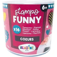 Aladine 3085179 - Kinder Stempel Funny Herzen