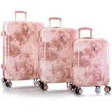 HEYS Black Camo Koffer-Set 3-tlg. rosa