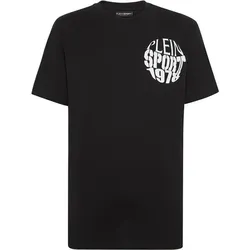 PLEIN SPORT Herren Shirt T-shirt, Schwarz, L