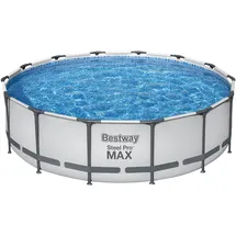 BESTWAY Steel Pro Max Pool-Set rund 427 x 107 cm inkl. Filterpumpe