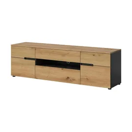 Möbel Boss Canu TV-Lowboard 55 x 184 x 44 cm Basalt grau Spanplatte