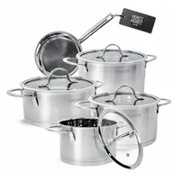 Moritz & Moritz Edelstahl Kochtopfset 5-tlg. Induktionsgeeignet
