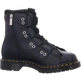 Dr. Martens Airwair 1460 Lace to Toe Fur Lined Nappa Leather Lace Up Boots Damen schwarz, 40 EU