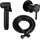 Stilform Design WC/Bidet Handbrause Komplettset mit Unterputz Mischerarmatur Mini Schwarz