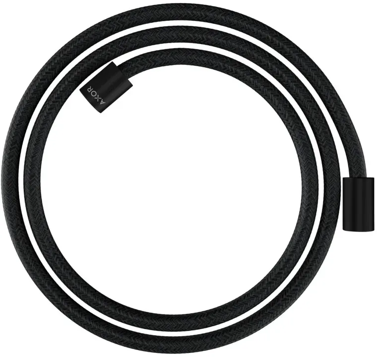 Axor ShowerSolutions Textilbrauseschlauch 1,60 m mit zylindrischen Muttern - schwarz matt