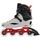 Rollerblade RB Pro X Herren Inline Skates, robuster Schalenschuh, Grau/Rot, Gr. 38