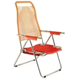 JAN KURTZ Fiam Spaghetti Sessel Aluminium/Rope