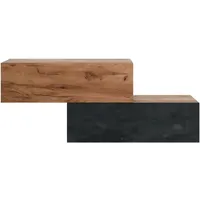 Planetmöbel Flur Möbel Garderobe 2x Hängeschrank 100 cm Gold