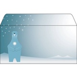 Sigel Weihnachts-Motiv-Umschlag \"Polar Bear...\", DIN lang,