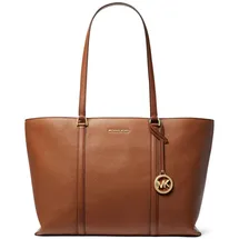 Michael Kors Temple Shopper Leder Brown