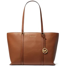 Michael Kors Temple Shopper Leder Brown