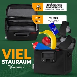 MIVELO Lenkertasche schwarz