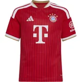 adidas Kinder FC Bayern München Home Trikot 2026/27 JZ3098 152 - Better Scarlet/White - 152