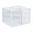Relaxdays Schuhbox 6er Set 44,5 cm transparent