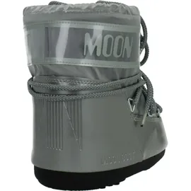 MOON BOOT Icon Low Glance Silber 33/34