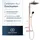 Ideal Standard Alu+ Aufputz-Duschsystem mit Thermostat Rosé BE210RO