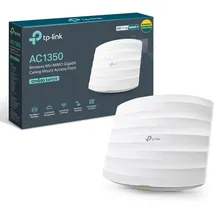 TP-Link EAP225 WLAN Access Point (1350 Mbit/s, 802.3af/at PoE, Omada SDN, Zentrales Management, Professionelles Mesh WLAN, Passend für Wand- und Deckenmontage) Weiß