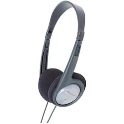 Panasonic RP-HT090E Verkabelt Kopfhörer Kopfband Musik Schwarz, Grau