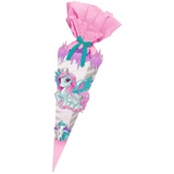 Ursus 9890001 - Schultüte Bastelset Easy Line Pegasus, 6 eckig, 41 cm, Durchmesser ca. 15 cm, von 3 - 99 Jahren, alle Teile vorgestanzt, inklusive Bastelanleitung, zum Selbstgestalten