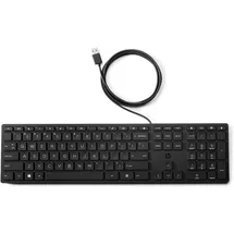 HP 320K Desktop Tastatur EU schwarz