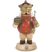 Müller Räuchermann Melchior, Die Drei Weisen, 18 cm hoch, original Erzgebirge Seiffen