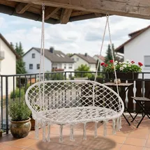 casa.pro Hängesessel Kailua Cremeweiß