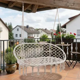 casa.pro Hängesessel Kailua Cremeweiß