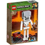LEGO Minecraft BigFig Skelett mit Magmawürfel 21150