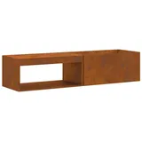 vidaXL Feuerstelle mit Holzlager 160x45x35 cm Cortenstahl Vidaxl 339034