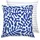 Tom Tailor Kissenbezug Floral 40 x 40 cm Blau/Weiß