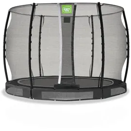 EXIT TOYS Exit Allure Classic Bodentrampolin mit Sicherheitsnetz Ø 305 cm schwarz