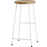 HAY Cornet Barhocker 65 cm Eiche geölt/weiß
