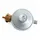 Paella World Gasdruckminderer 50 mbar Aluminium silberfarben